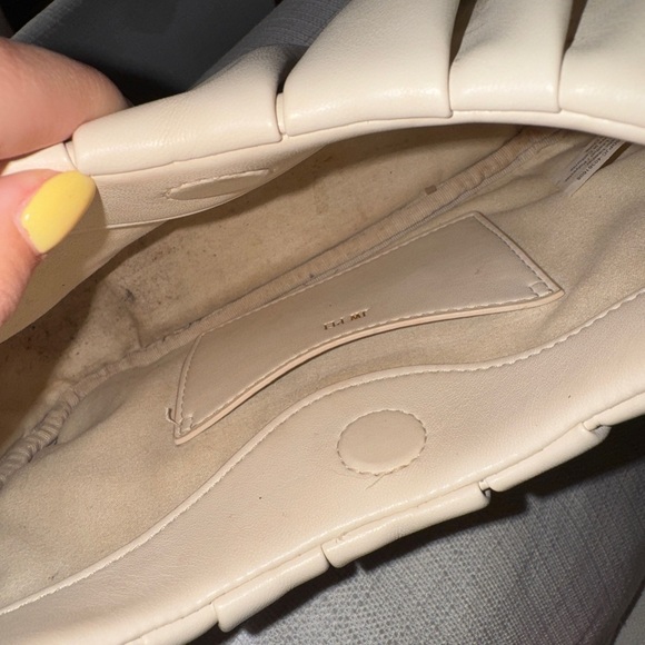 JW PEI Gabbi Ruched Hobo Handbag IVORY - Picture 4 of 4